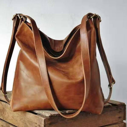 Bolsa vintage prática em pele feita à mão 2026