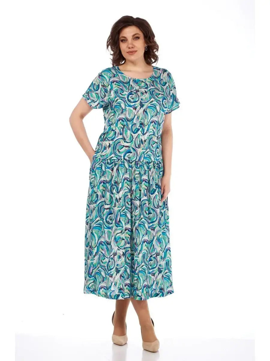 [🔥Best Seller]👗🌺Vestido de chiffon de verão com estampado