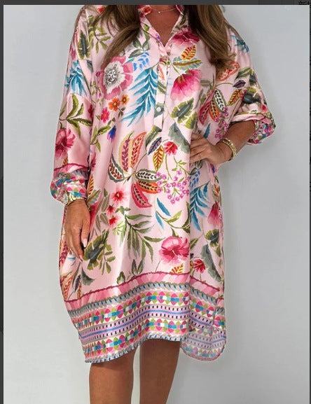 Vestido midi de cetim para mulher