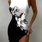 Vestido colete estampado 2025