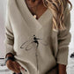 Sweatshirt de mulher com estampado plus size outono/inverno