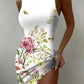 Vestido colete estampado 2025