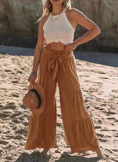 Leighton - Calças de Chiffon da Moda