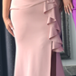 Vestido de noite elegante com decote em V e borlas Vestido com decote em V💎💎