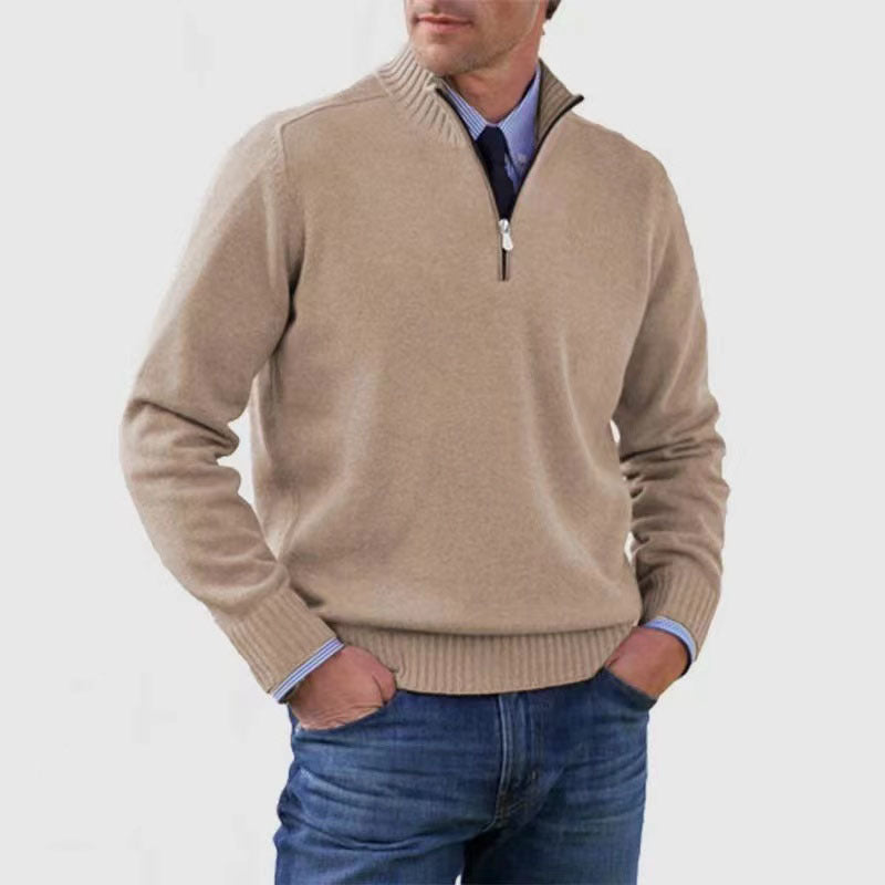 [M-5XL] Camisola quente elegante com fecho para outono e inverno