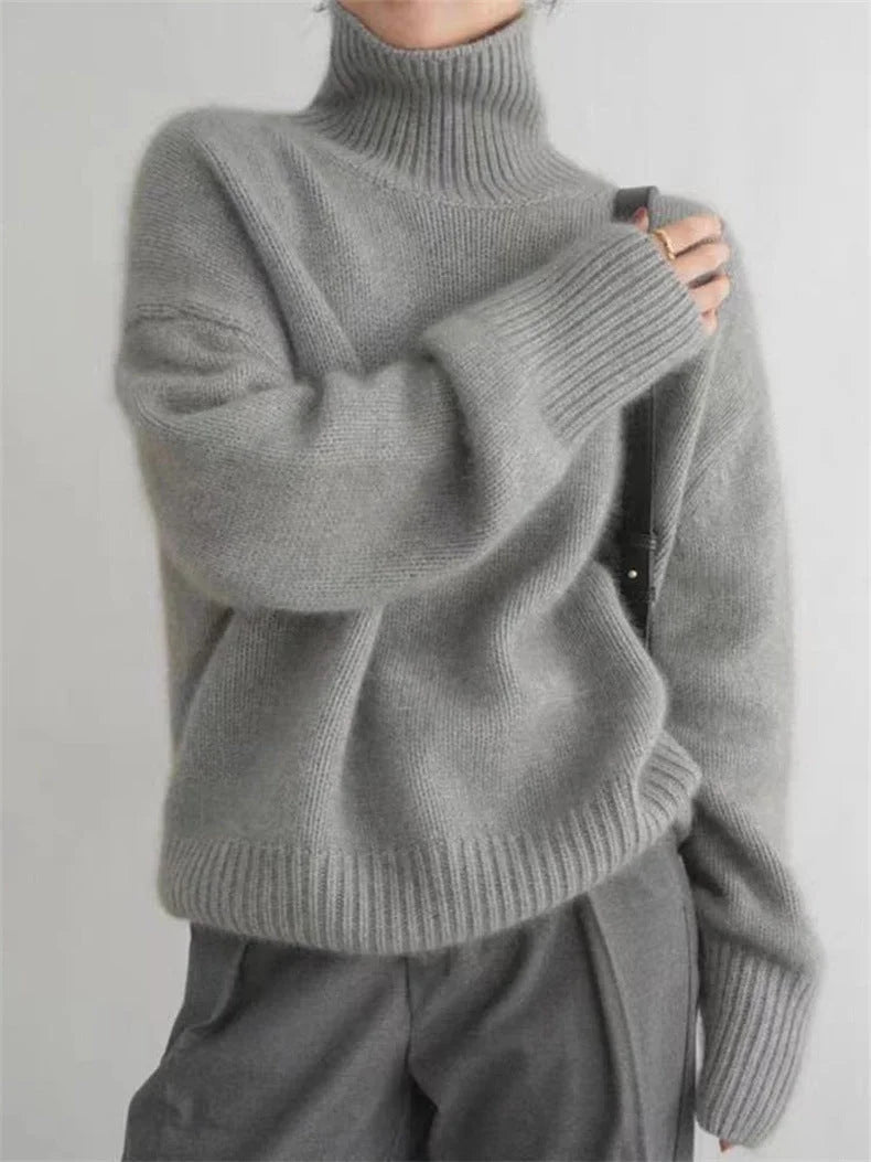 Camisola folgada com toque macio