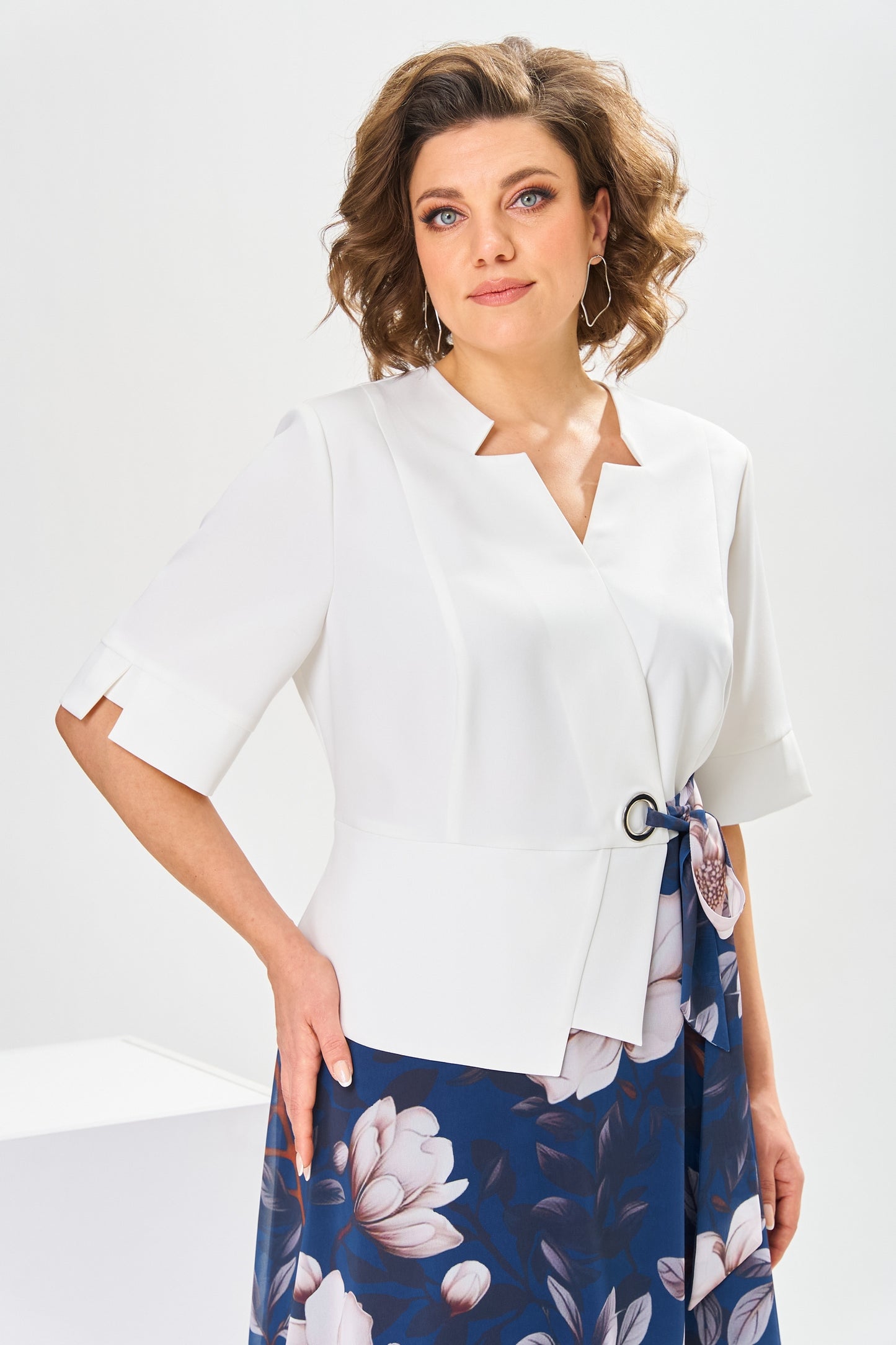 🌸[S-5XL]Vestido de algodão e seda de alta qualidade