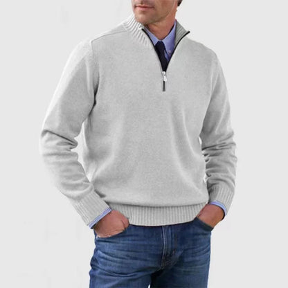 [M-5XL] Camisola quente elegante com fecho para outono e inverno