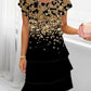 Vestido de chiffon multicamadas
