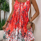 Vestido casual respirável com alças finas
