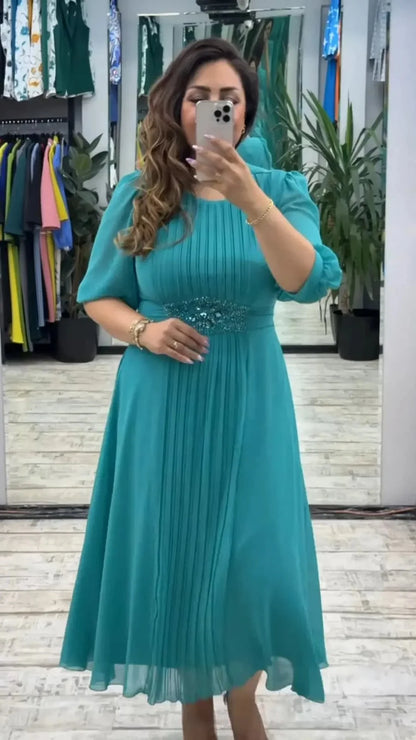 👗[S-5XL] Novo vestido da moda, design clássico, elegante e simples