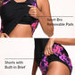 Biquíni Tankini com Calções – Conjunto de Duas Peças com Efeito Redutor de Medidas na Cintura e Bolsos em Estilo Desportivo