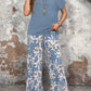 🌹Conjunto casual de senhora de duas peças com estampado