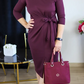 Um vestido bonito e elegante com cintura marcada, versátil e fácil de combinar.