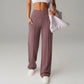 💕Calça feminina reta de cor sólida