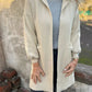 Cardigan comprido casual com bolsos e capuz