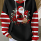 Sweatshirt feminina com estampa de Pai Natal