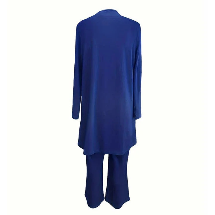 🧥Um elegante conjunto feminino de três peças com um corte descontraído🍂