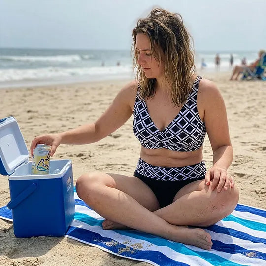 👙🌊Conjunto de biquíni de duas peças com cintura subida