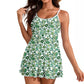 Fato de Banho Feminino Floral com Controlo de Abdômen