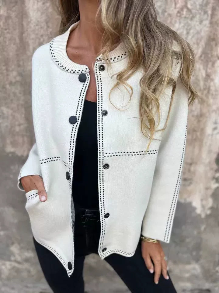 Cardigan de Menina com Botões 🌸Especial Outono💐