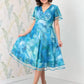 【S-5XL】Novo vestido elegante de chiffon ondulado 2025💙