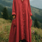 Vestido vintage em renda com decote em V e bainha irregular