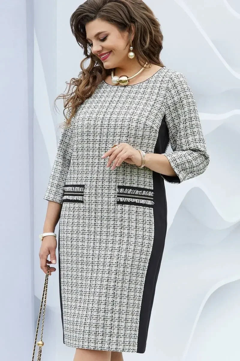 2024 Novo vestido elegante fino de alta qualidade