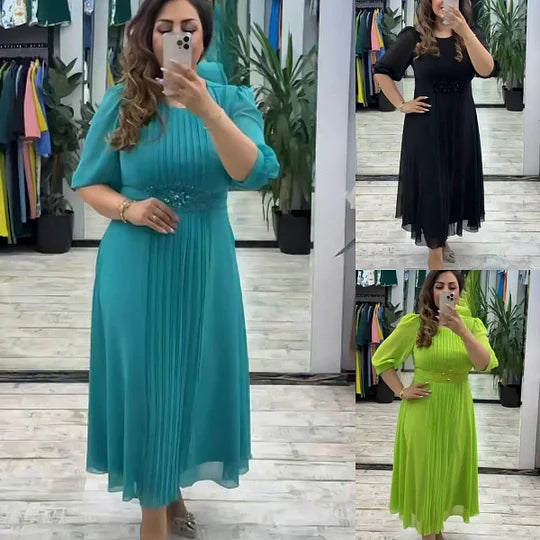 👗[S-5XL] Novo vestido da moda, design clássico, elegante e simples