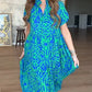 🤩🤩Oferta por tempo limitado⏰Saia maxi casual feminina estampada em formato A