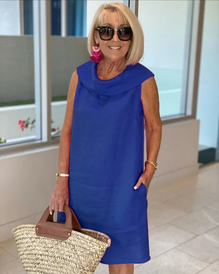 Vestido de linho para festa