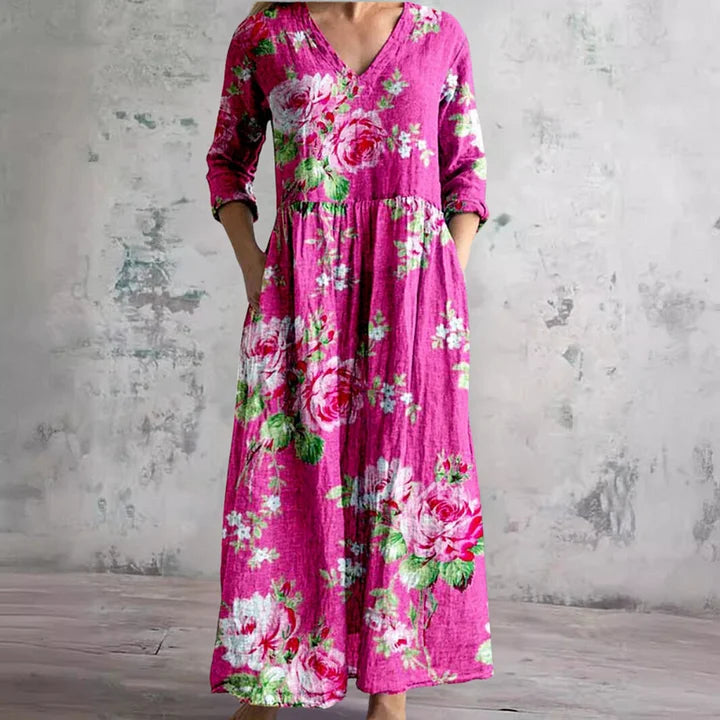 Vestido floral de verão 2026