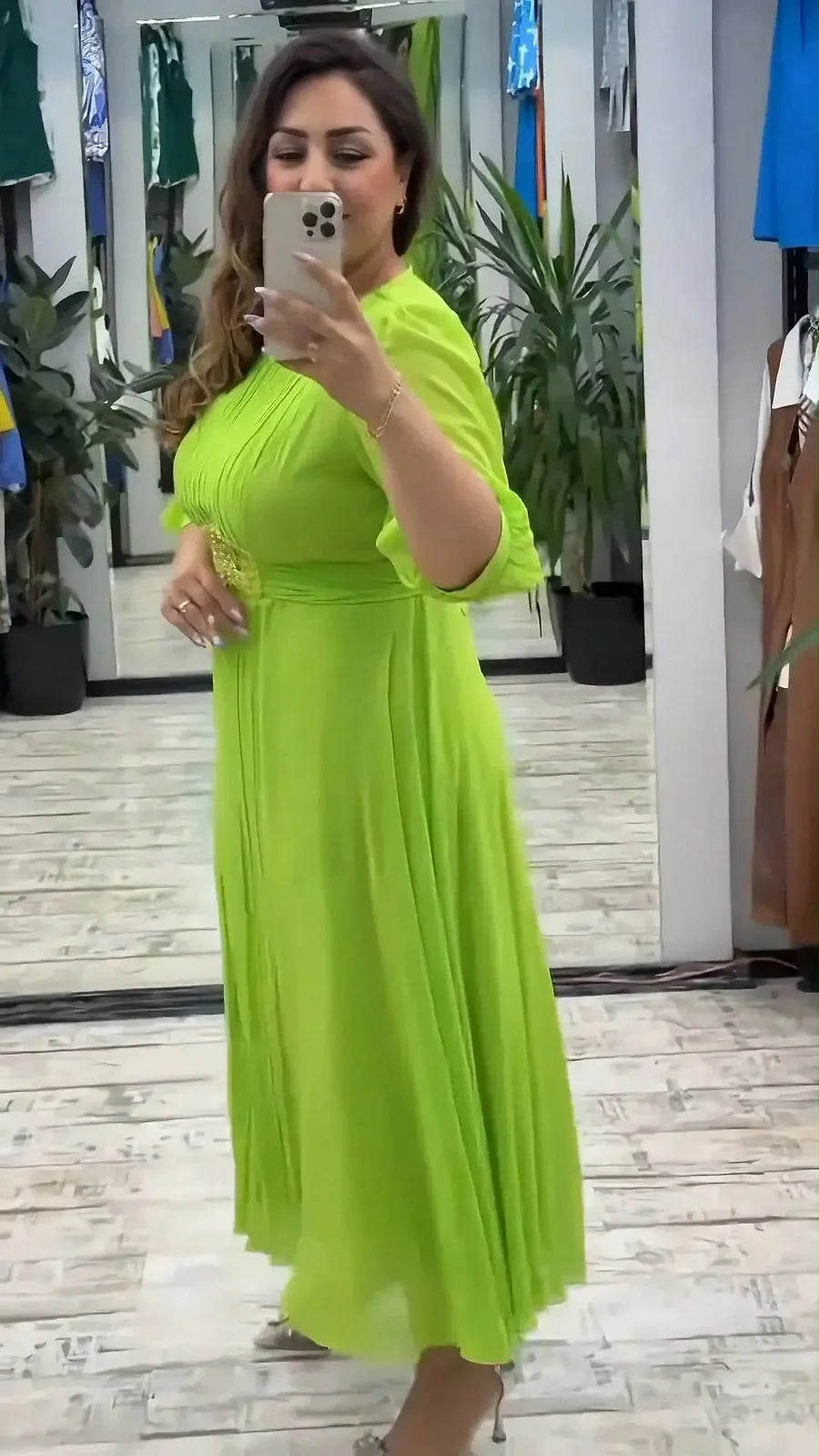 👗[S-5XL] Novo vestido da moda, design clássico, elegante e simples