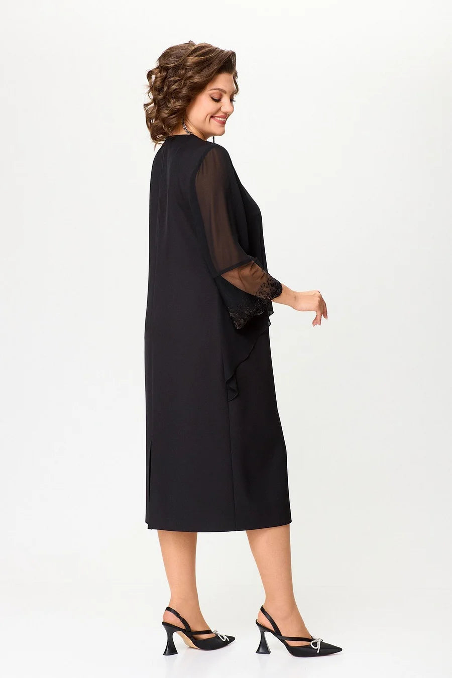 💖💖【S-5XL】🍁🍂Vestido elegante de outono-inverno num novo estilo