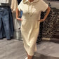 💥🔥👗【S-5XL】Novo vestido de fato de treino grande, solto e confortável, respirável, para o verão de 2025