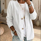 Cardigan feminino casual em jeans