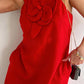 Vestido comprido de linho misto 2025