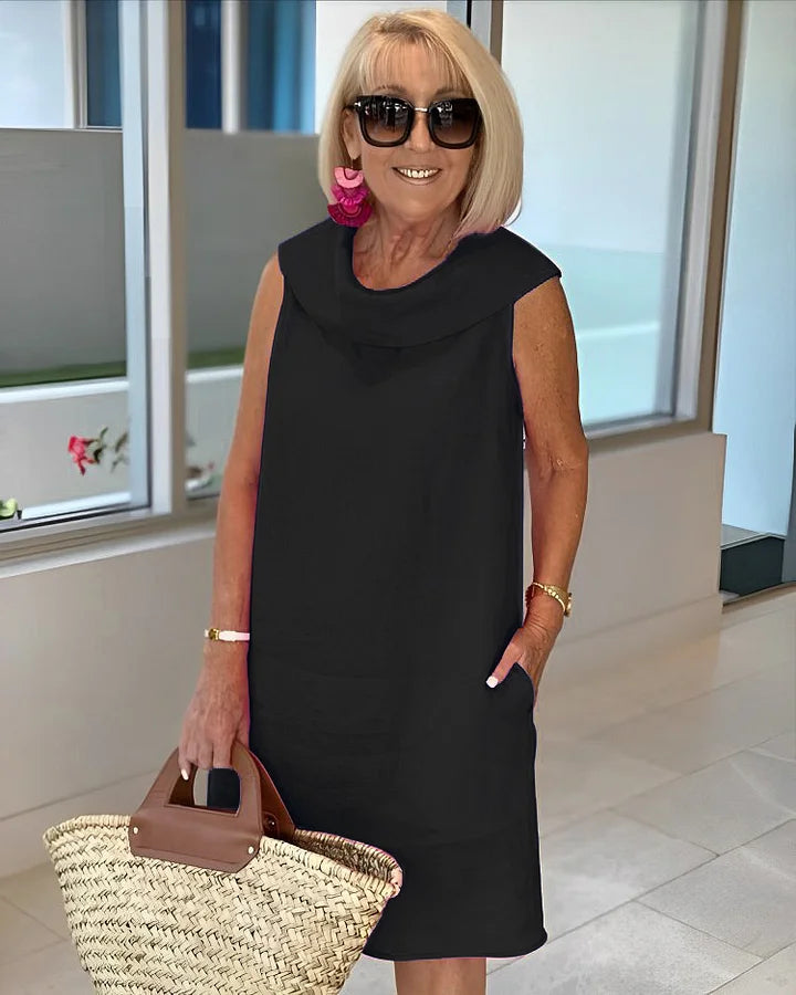 Vestido de linho para festa