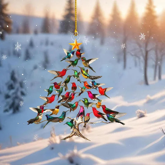 🎄Novidades de 2025 - 49% de desconto - 🐦Decoração de Natal Beija-flor💠✨