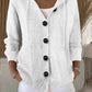 Cardigan de manga comprida para mulher em cor sólida