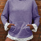 Sweatshirt de mulher de manga comprida