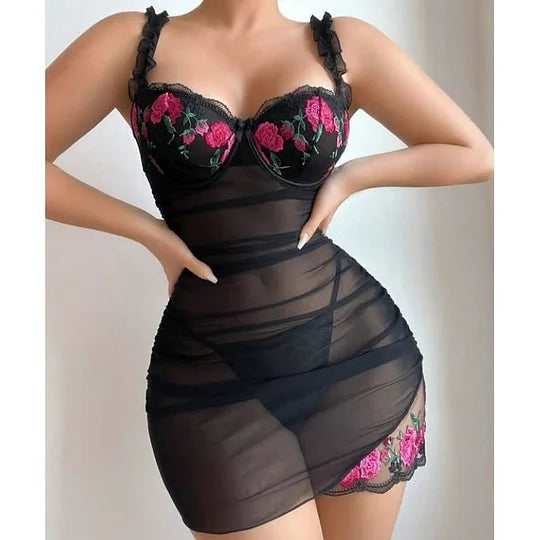 Vestido de renda sexy