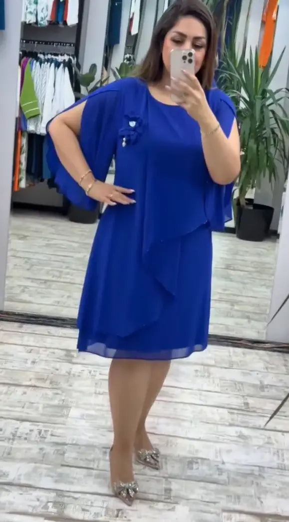 Novo vestido moderno, design clássico, elegante e simples