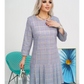 🔥【S-5XL】💜💚Vestido moderno de alta qualidade