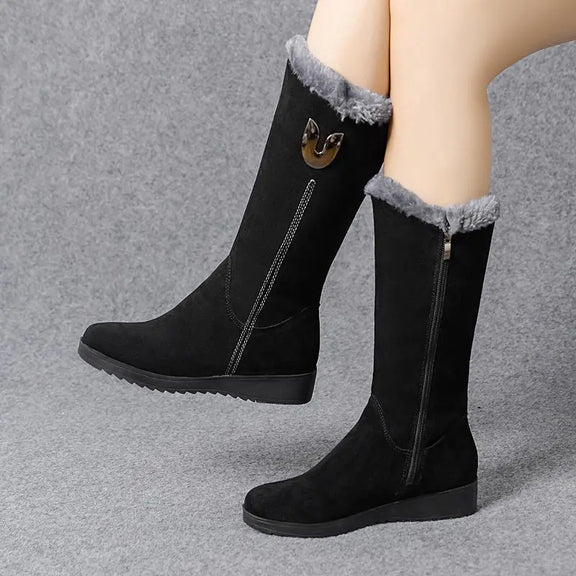 Botas quentes para mulher