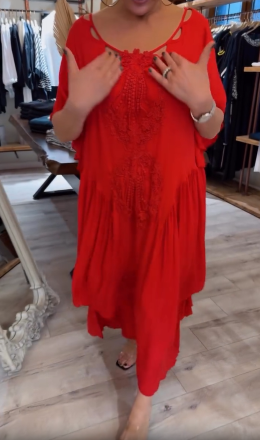 Vestido de verão feminino solto e confortável