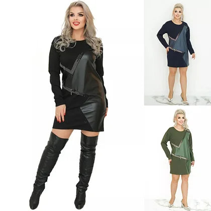 🔥【Produto mais vendido】👗💥Vestido elegante e moderno para o outono/inverno