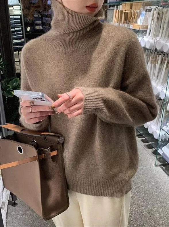 Camisola folgada com toque macio