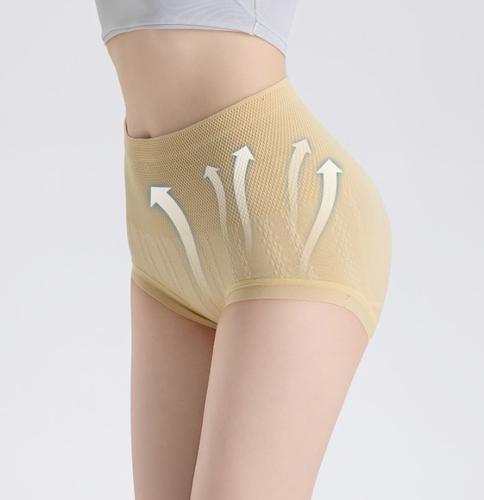 🔥🩲 (7 peças) - Cueca modeladora antibacteriana de cintura subida com controlo de barriga