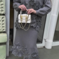 Conjunto de malha com renda